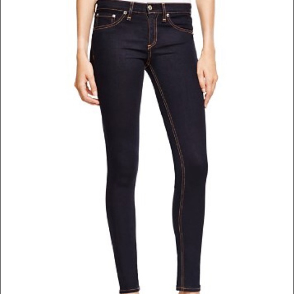 Rag & Bone Jean Slim Skinny Soft Harrow